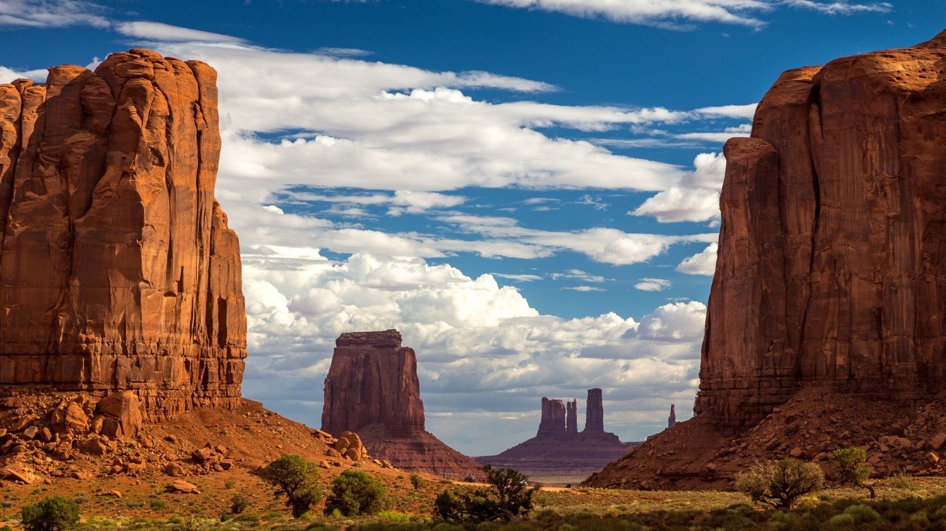 landscape, Canyon, Desert Wallpaper