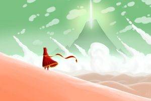 fantasy Art, Red Dress, Video Games, Journey (game)