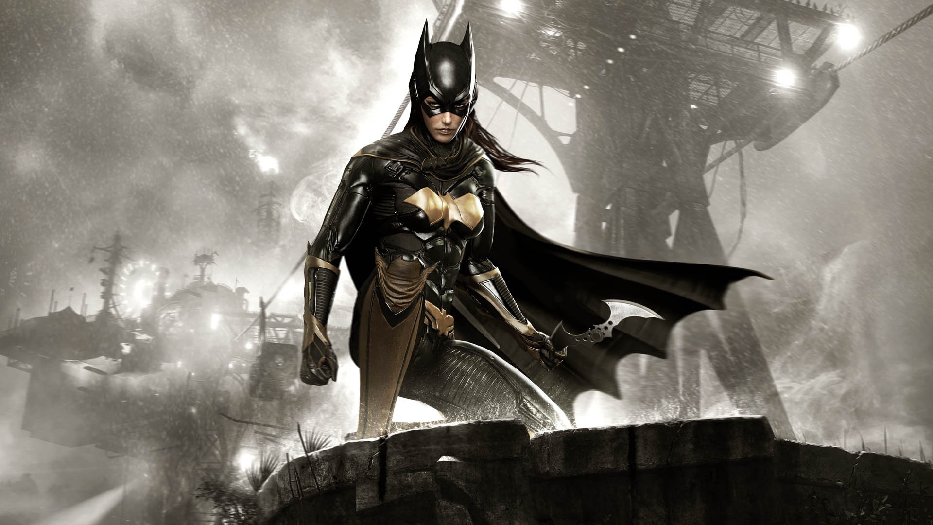Batman: Arkham Knight, Batman, Batgirl, Rocksteady Studios Wallpaper