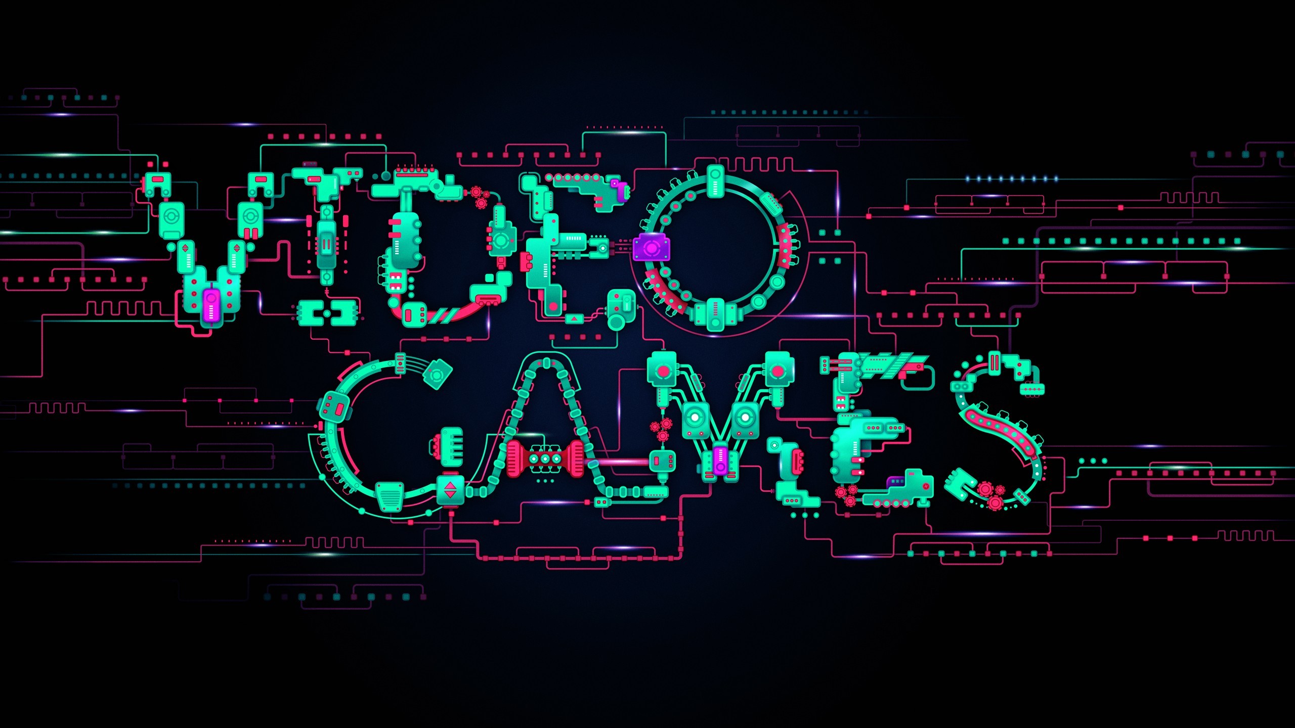 video Games, Typography, Technology, Circuits, Simple Background Wallpaper