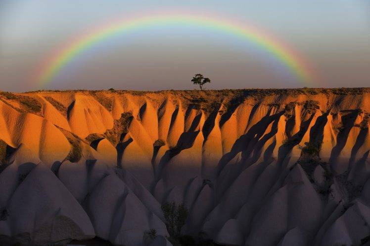 rainbows, Landscape, Nature HD Wallpaper Desktop Background