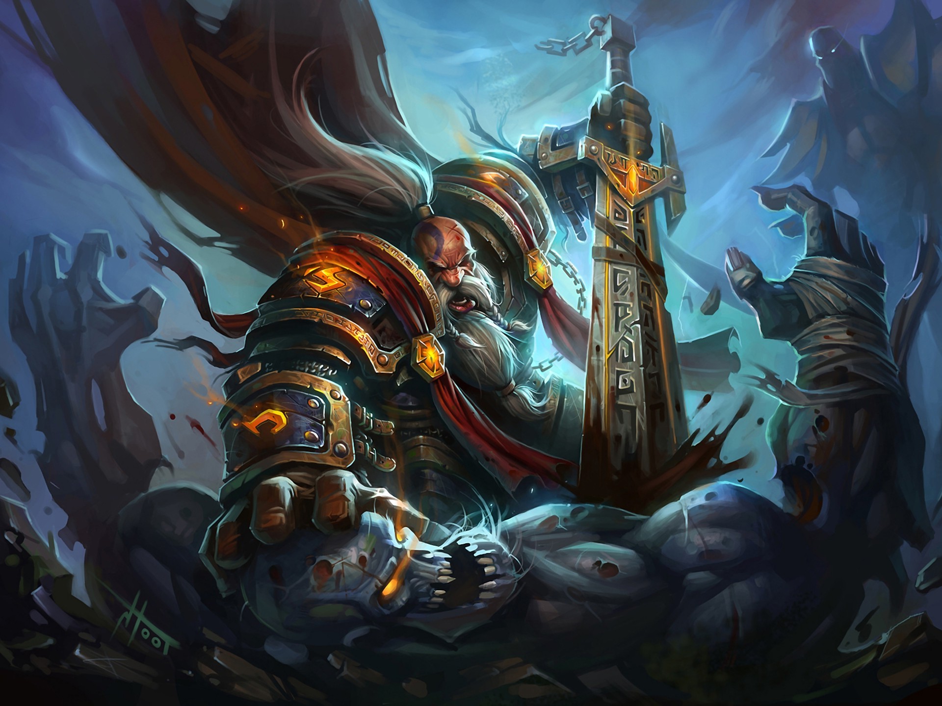 dwarfs, Paladin, World Of Warcraft Wallpaper