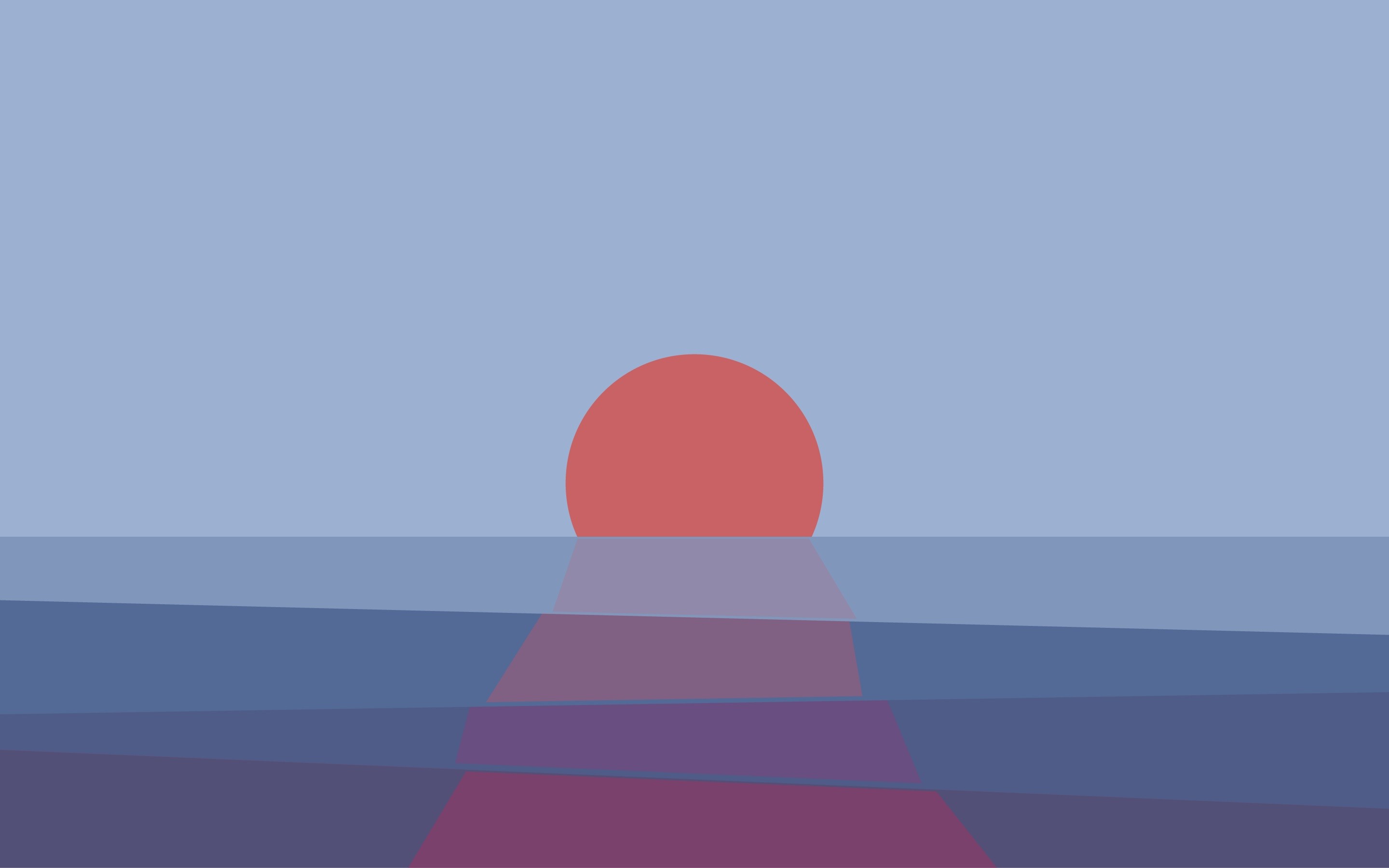 sunset, Abstract, Minimalism Wallpaper