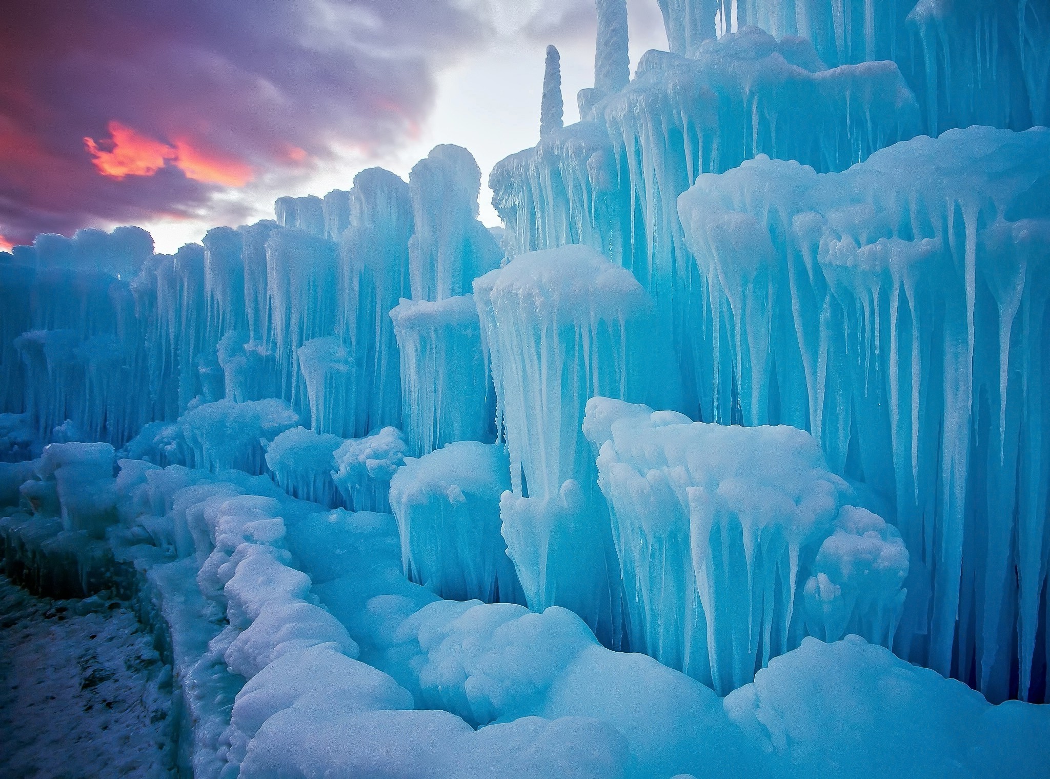 ice, Landscape Wallpaper