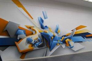 abstract, Graphic Design, Daim, 3D, Graffiti