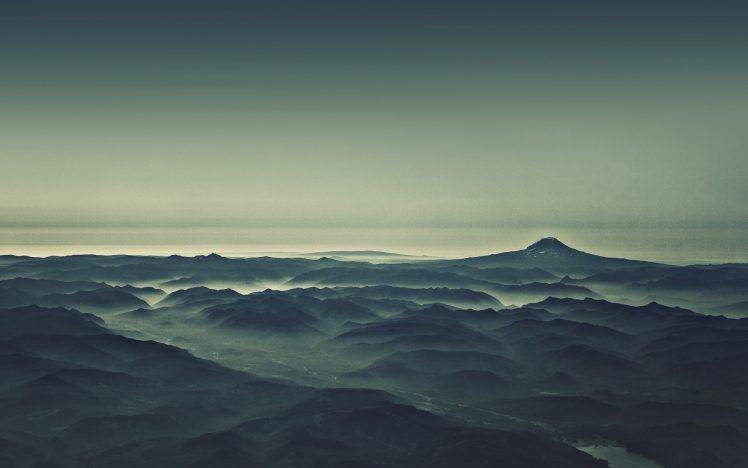 mist, Hill, Sky, Nature, Landscape HD Wallpaper Desktop Background