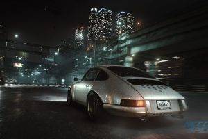 Need For Speed, Video Games, Porsche, Car, Night, City, Motion Blur