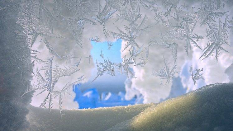 nature, Landscape, Winter, Snow, Ice, Frost, Closeup, Iceberg, Depth Of Field, Calm HD Wallpaper Desktop Background