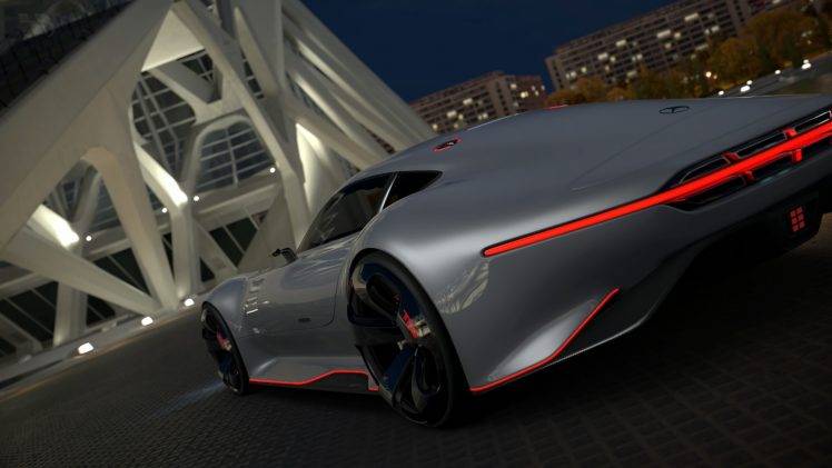 car, Gran Turismo 5, Mercedes Benz AMG Vision Gran Turismo, Video Games HD Wallpaper Desktop Background