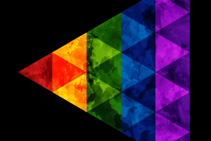triangle, Abstract, Colorful