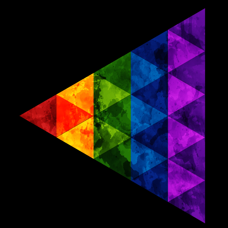 triangle, Abstract, Colorful HD Wallpaper Desktop Background