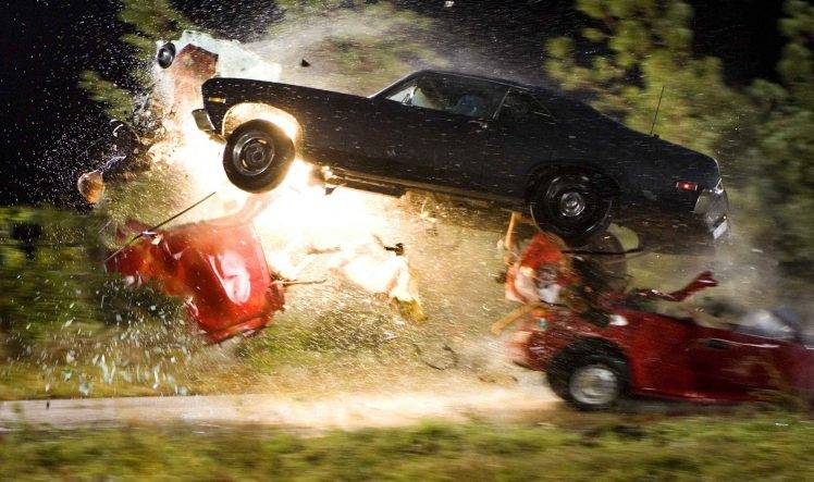 car, Crash, Jumping HD Wallpaper Desktop Background