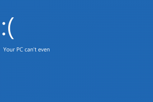 BSOD, Windows 8, Operating Systems, Frown, Humor, Emoticons