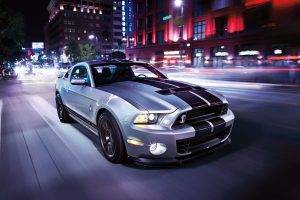 Ford, Gt500, Car, Motion Blur, Shelby