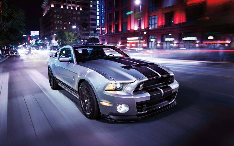 Ford, Gt500, Car, Motion Blur, Shelby HD Wallpaper Desktop Background
