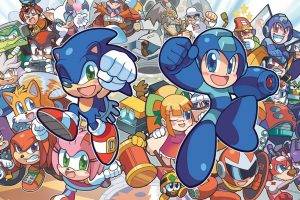 Sonic The Hedgehog, Video Games, Sega, Archie Comics, Comic Books, Comic Art, Mega Man