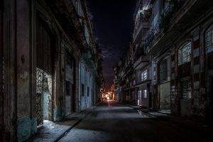 landscape, Street, Urban, Havana, Cuba, Lights, Architecture, City