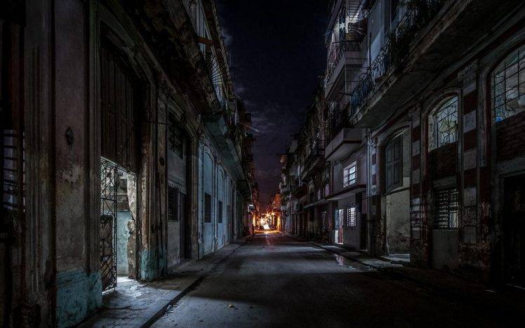 landscape, Street, Urban, Havana, Cuba, Lights, Architecture, City HD Wallpaper Desktop Background