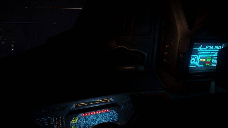 Elite: Dangerous, Video Games, Space, Exploration, First Person, Cockpit HD Wallpaper Desktop Background