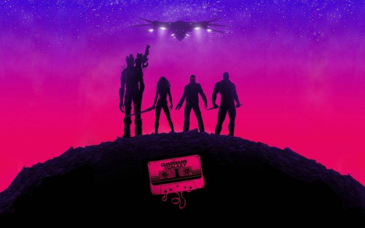 Guardians Of The Galaxy, Purple, Pink, Music HD Wallpaper Desktop Background