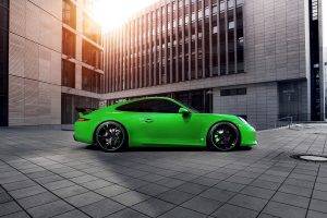 car, Porsche, Porsche 911 Carrera 4S, Porsche 911, Green