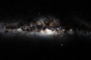 Milky Way, Space, Galaxy, Triple Screen