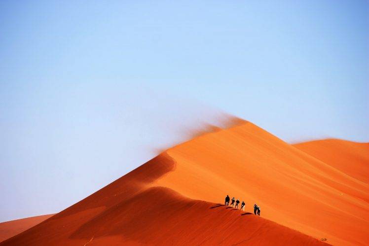 landscape, Desert, Nature, Dune, Windy HD Wallpaper Desktop Background