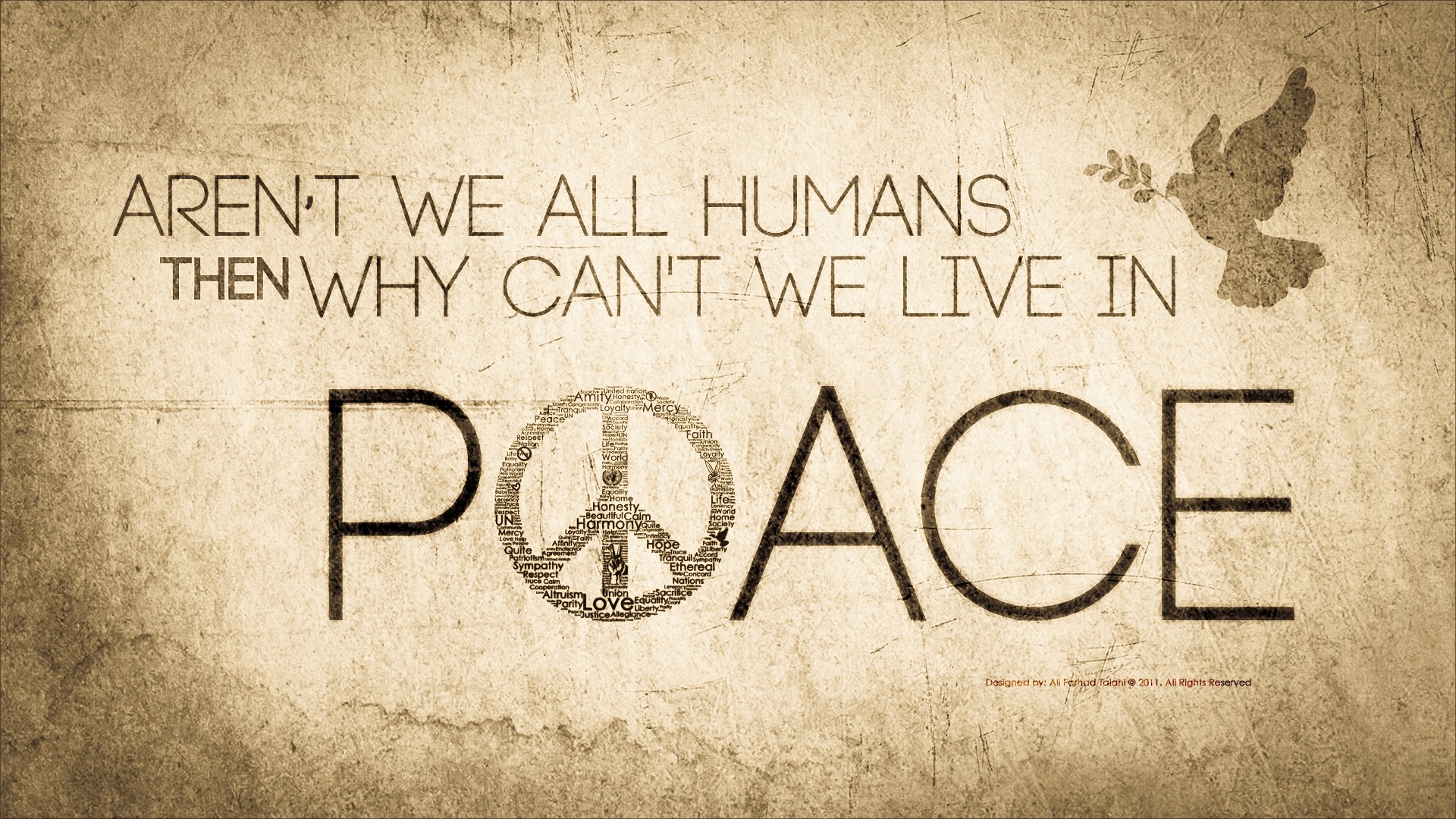writing, Peace, Typography Wallpaper