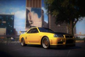 Nissan Skyline GT R R34, The Crew, City, Video Games, Tilt Shift, Car