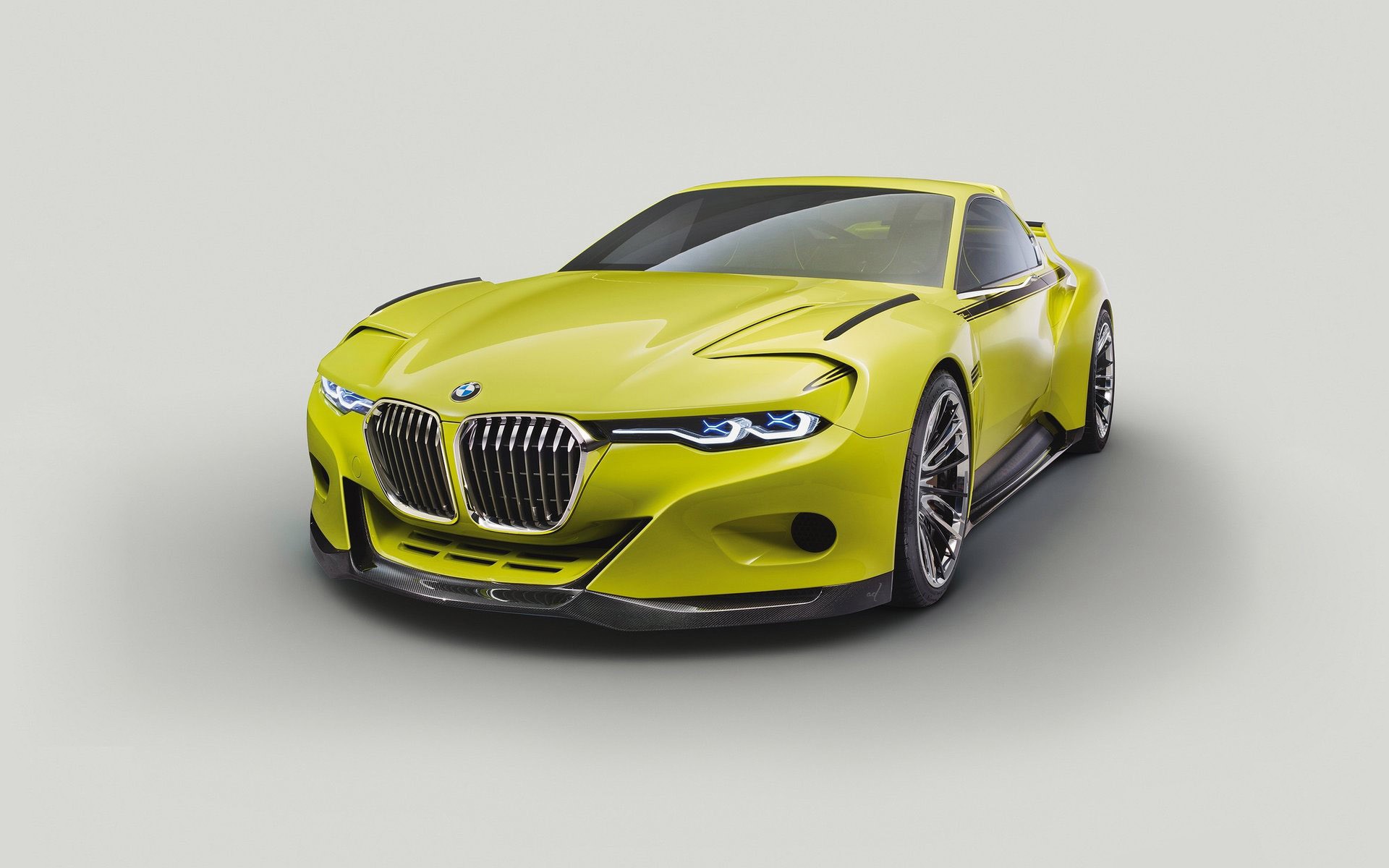 BMW 30 CSL Hommage Concept, BMW, Car, Vehicle, Green Cars, Simple Background Wallpaper