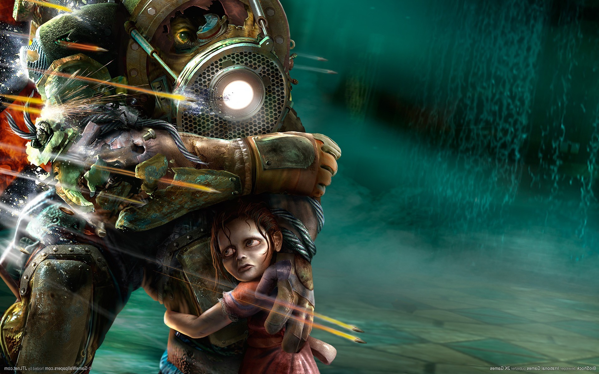 BioShock, Big Daddy, Little Sister, Video Games Wallpaper