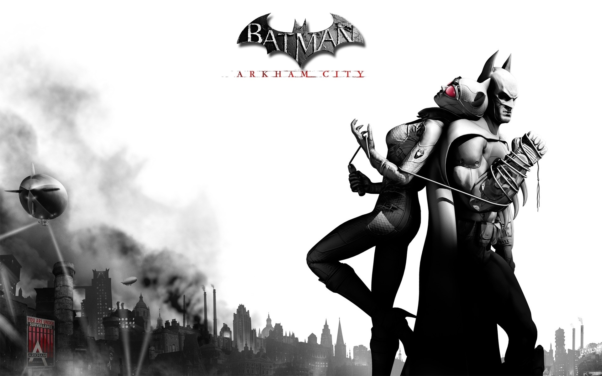 video Games, Batman: Arkham City, Batman, Catwoman Wallpaper