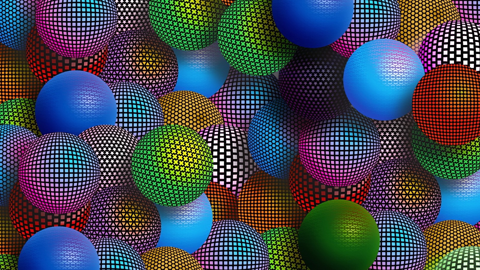 sphere, Ball, Abstract, Digital Art Wallpaper