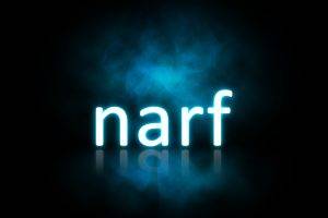 typography, Adobe Photoshop, Narf, Fluorescence