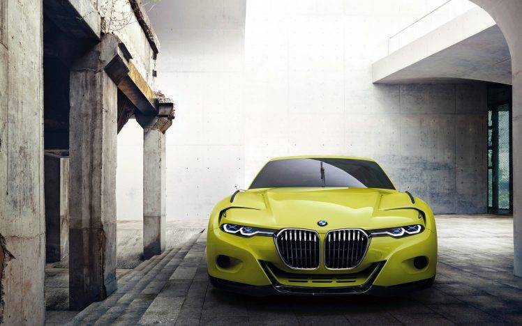 BMW 30 CSL Hommage Concept, BMW, 2015, Car, Vehicle, Green Cars HD Wallpaper Desktop Background
