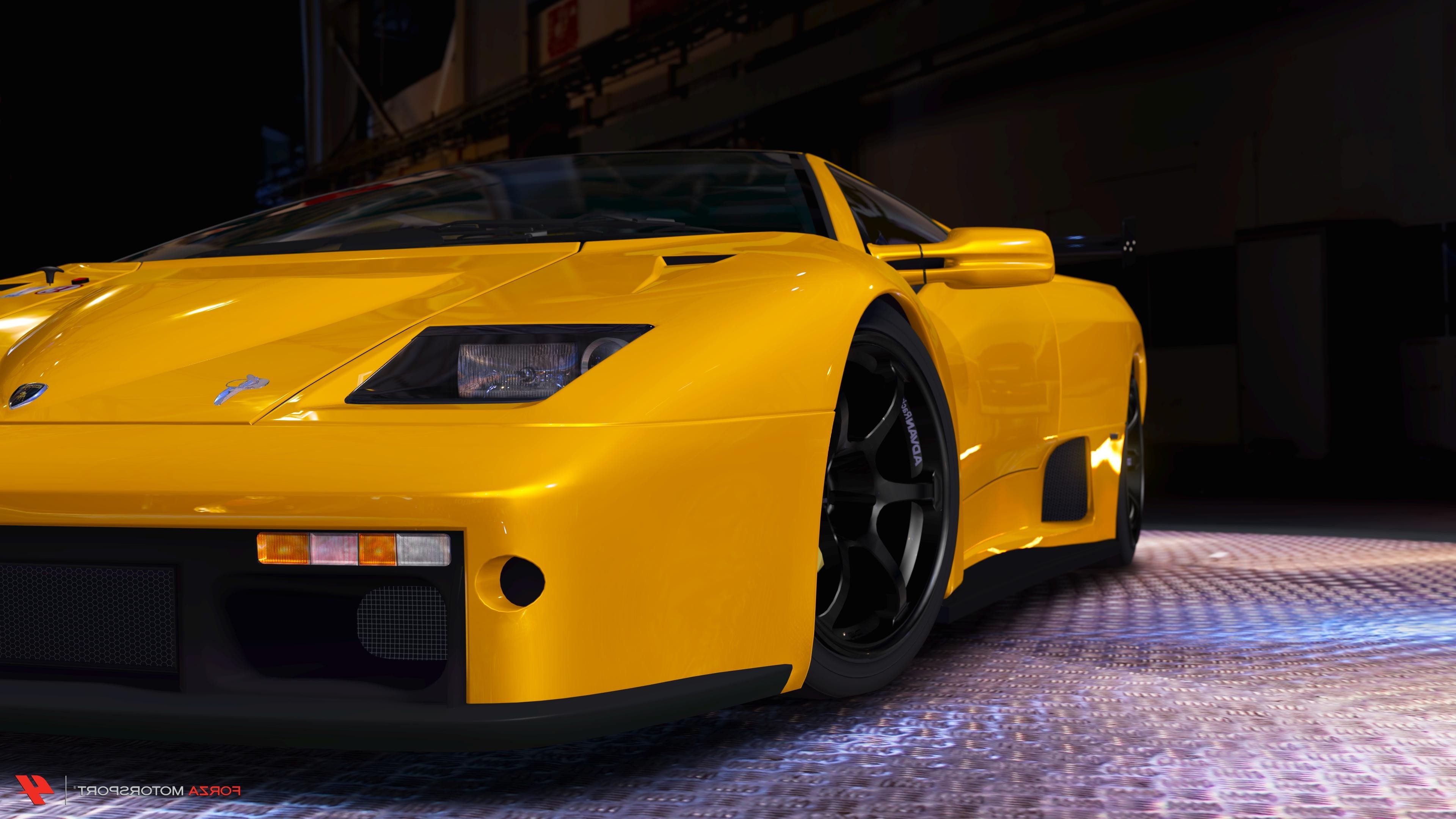 car, Lamborghini Diablo, Forza Motorsport 4, Video Games Wallpaper