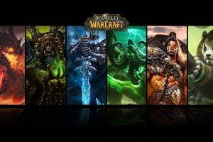 World Of Warcraft, Deathwing, Arthas, Guldan, Grommash Hellscream, Warcraft