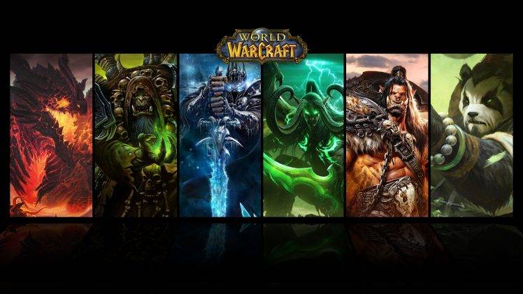 World Of Warcraft, Deathwing, Arthas, Guldan, Grommash Hellscream, Warcraft HD Wallpaper Desktop Background