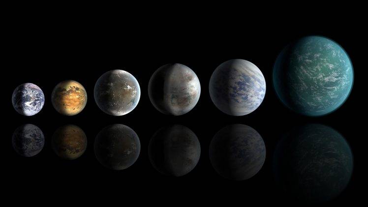 planet, Digital Art, Solar System, Simple Background HD Wallpaper Desktop Background