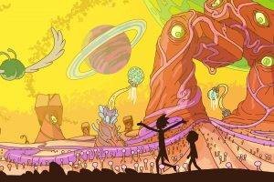 Rick And Morty, Adult Swim, Space, Animation, Planet