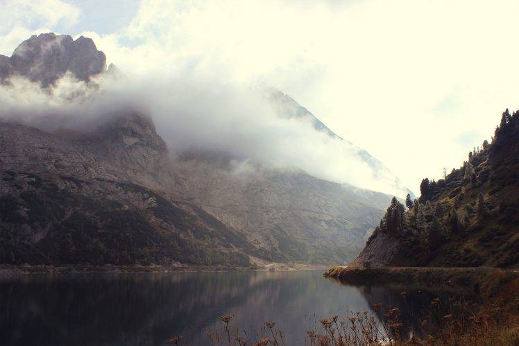 landscape, Lake, Nature, Mountain, Trees HD Wallpaper Desktop Background