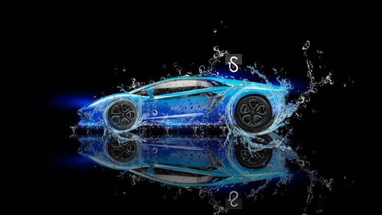 artwork, Car, Vehicle, Lamborghini Aventador HD Wallpaper Desktop Background