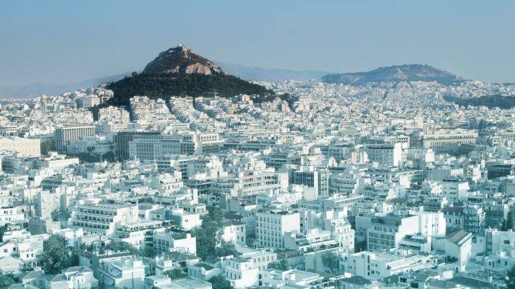 Athens, Hill, Building, Cityscape, Landscape HD Wallpaper Desktop Background