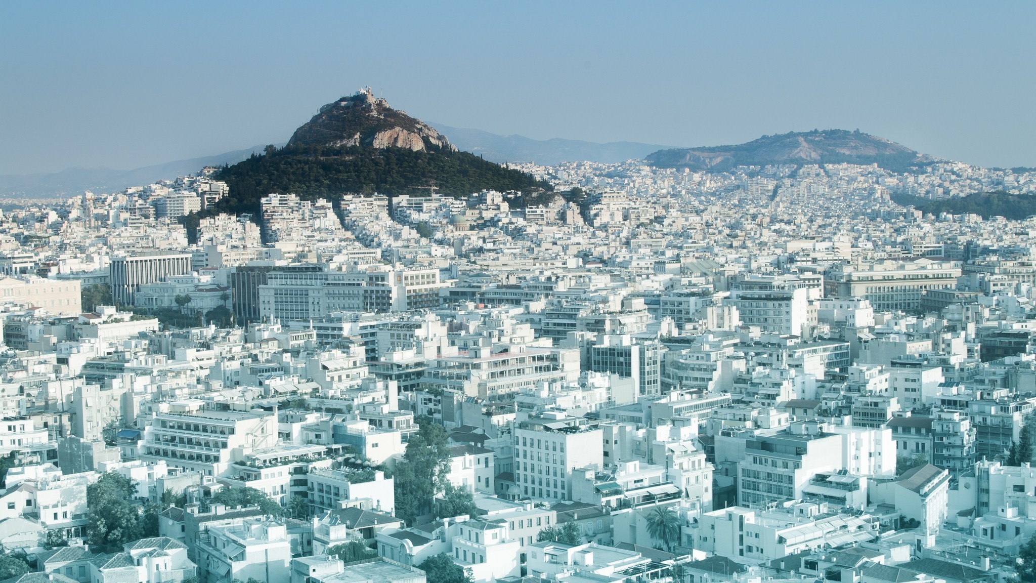 Athens, Hill, Building, Cityscape, Landscape Wallpaper