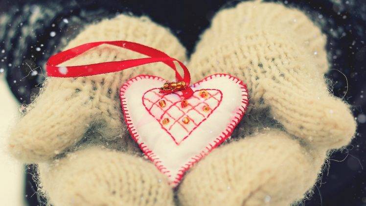 hearts, Valentines, Gloves, Love HD Wallpaper Desktop Background