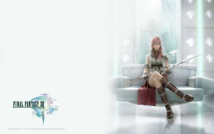 Final Fantasy, Final Fantasy XIII, Video Games, Claire Farron, Sword HD Wallpaper Desktop Background
