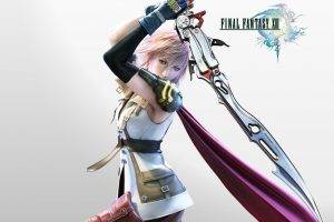 Final Fantasy, Final Fantasy XIII, Claire Farron, Video Games, Sword