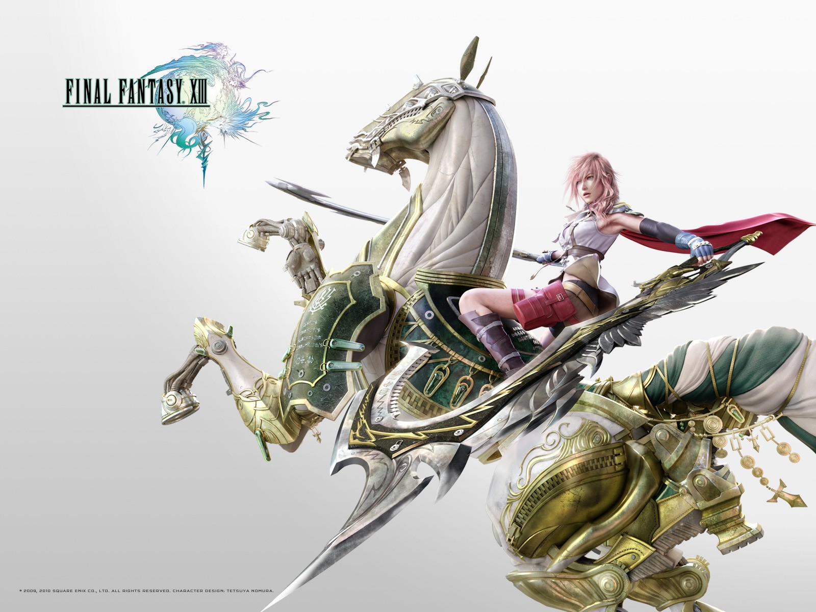 Final Fantasy, Final Fantasy XIII, Claire Farron, Sword, Horse, Video Games Wallpaper