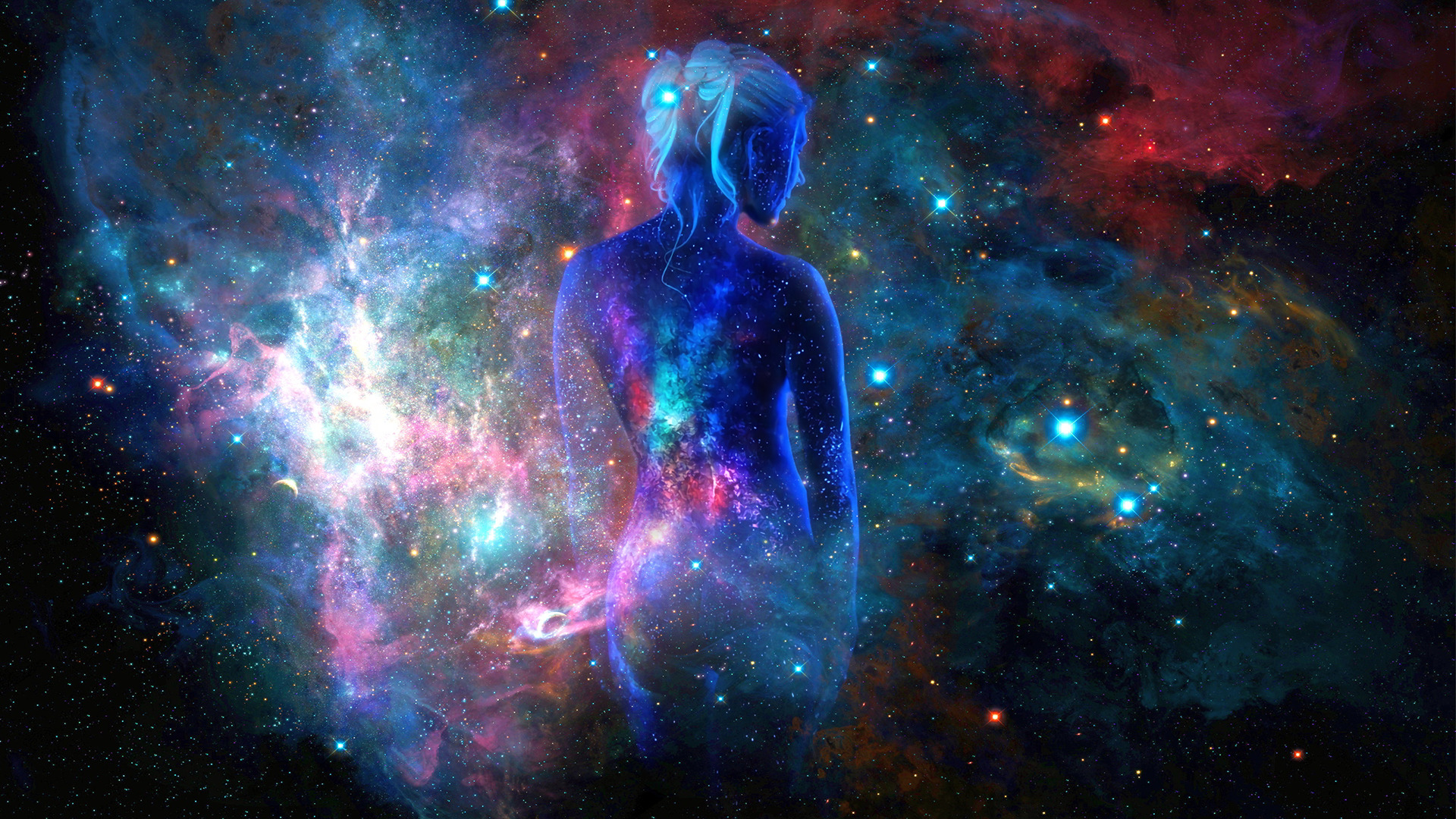 space Women Galaxy  Wallpapers  HD  Desktop  and Mobile 