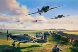 military Aircraft, Royal Airforce, Hawker Hurricane, Hawker, World War II, Battle Of Britain
